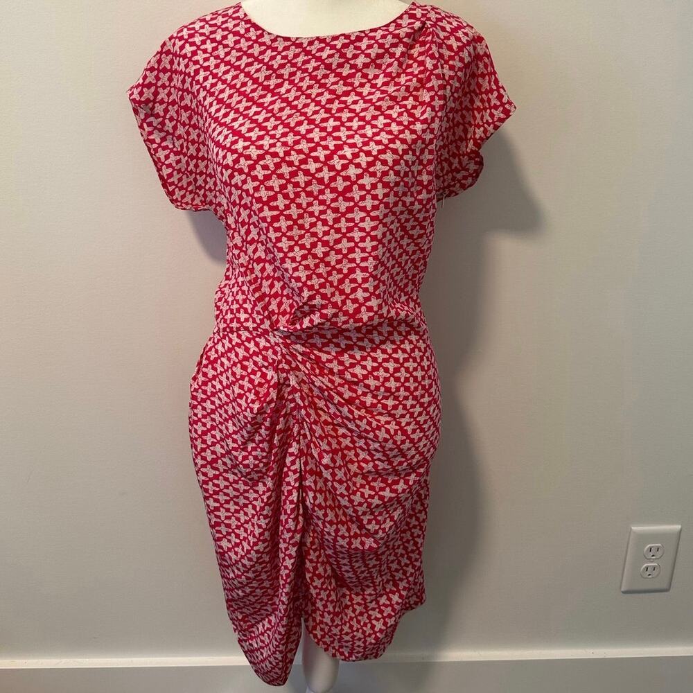 Thakoon 100% Silk Pink Print Dress